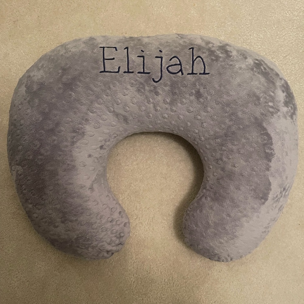 Elijah Boppy Nursing  pillow cover- cover only machine washable